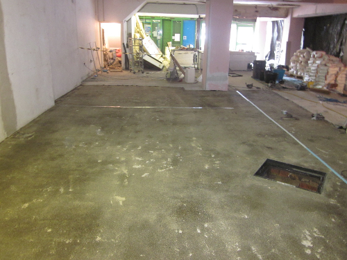 Primed concrete substrate halal meats Newcastle Primed concrete substrate halal meats Newcastle